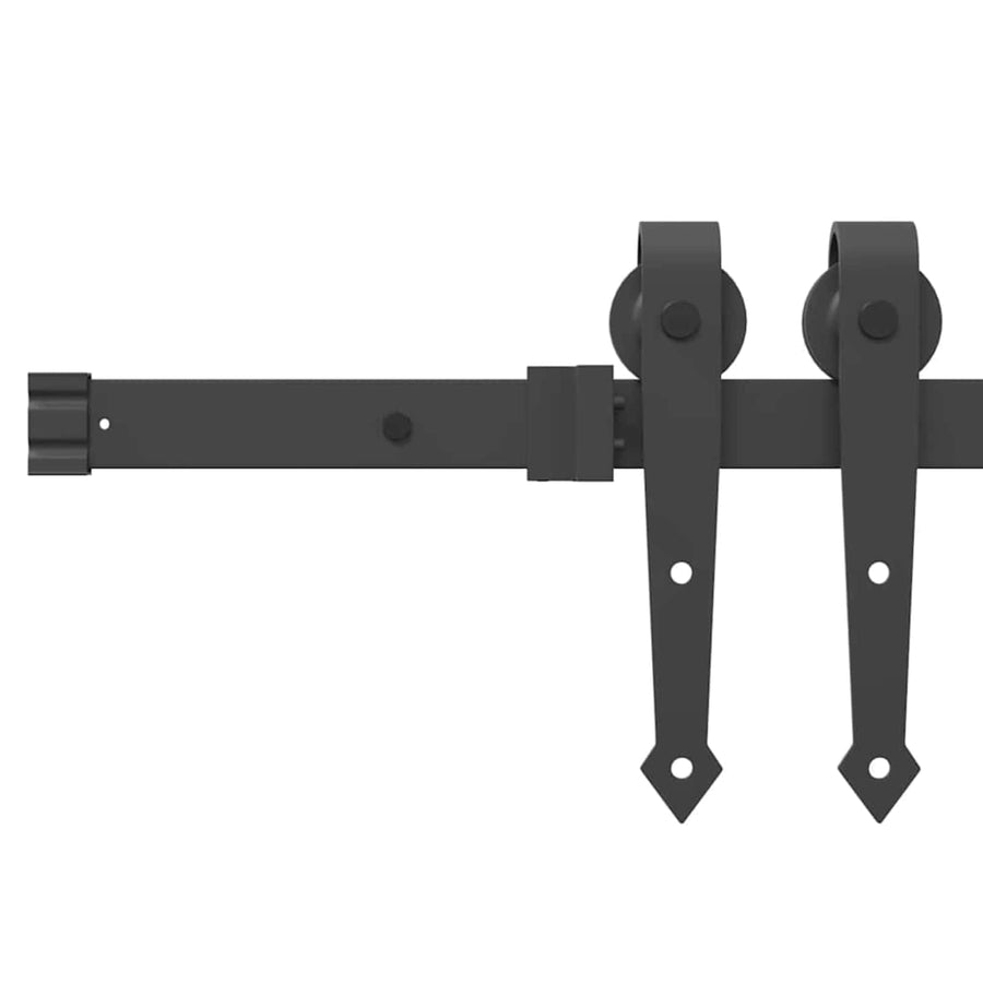 Schuifdeur ORKDAL Naturel en Zwart 73,5 x 211 cm