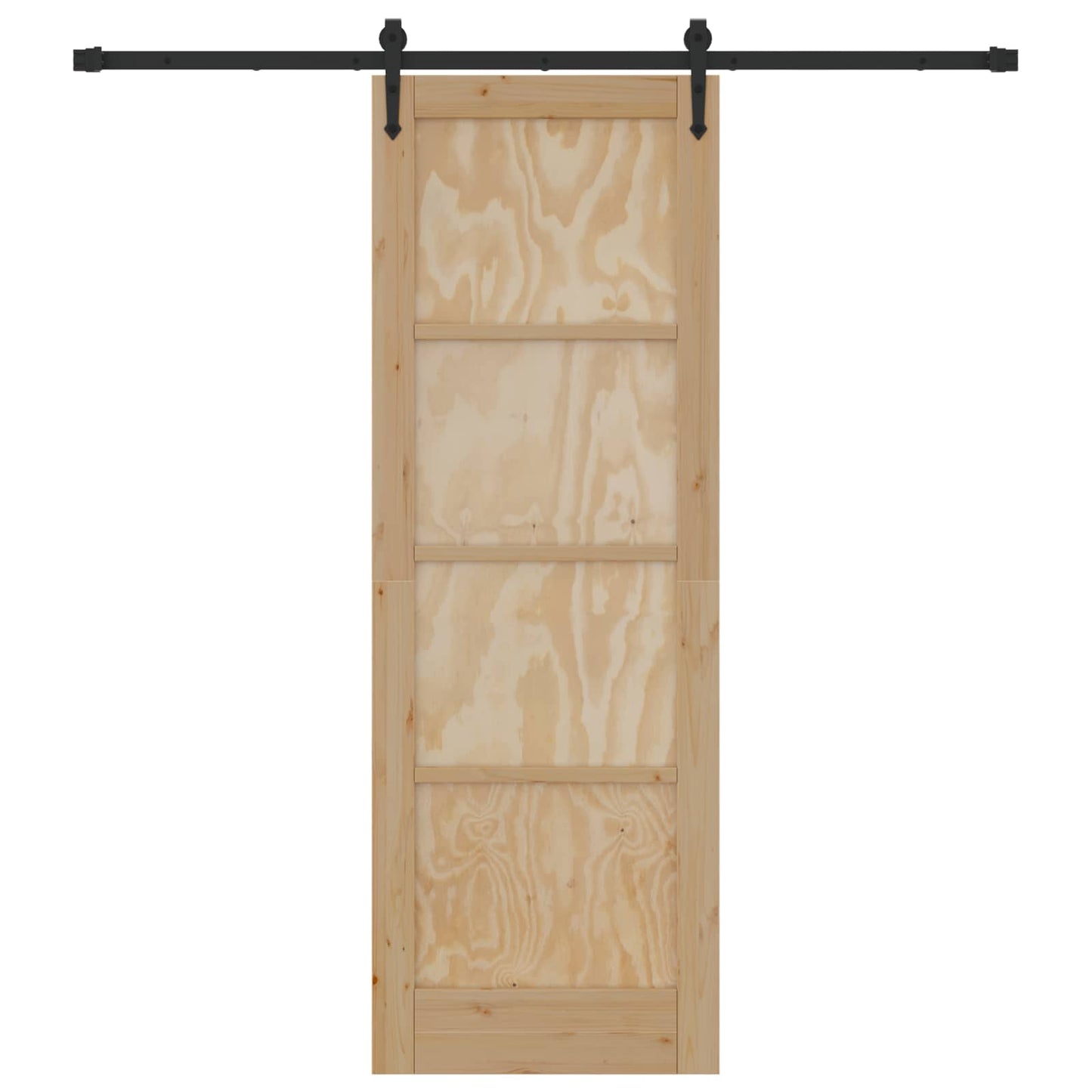Schuifdeur ORKDAL Naturel en Zwart 73,5 x 211 cm
