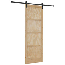 Schuifdeur ORKDAL Naturel en Zwart 83 x 232 cm