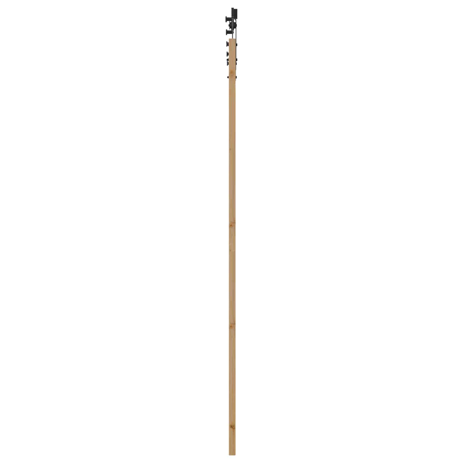 Schuifdeur ORKDAL Naturel en Zwart 83 x 232 cm