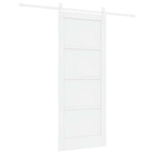 Schuifdeur ORKDAL Wit 83 x 202 cm Massief grenenhout