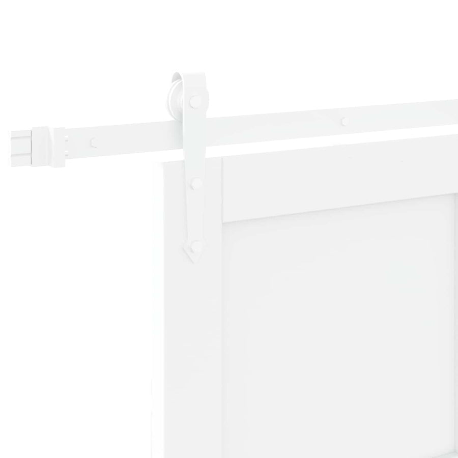 Schuifdeur ORKDAL Wit 83 x 232 cm Massief grenenhout