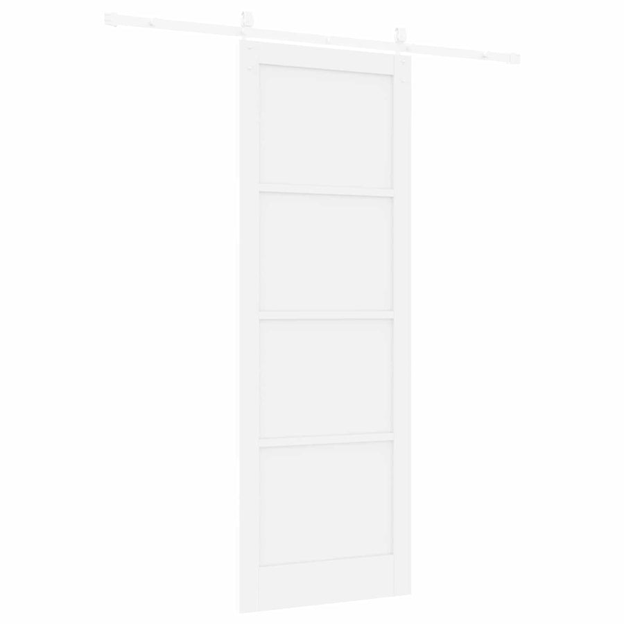 Schuifdeur ORKDAL Wit 83 x 232 cm Massief grenenhout