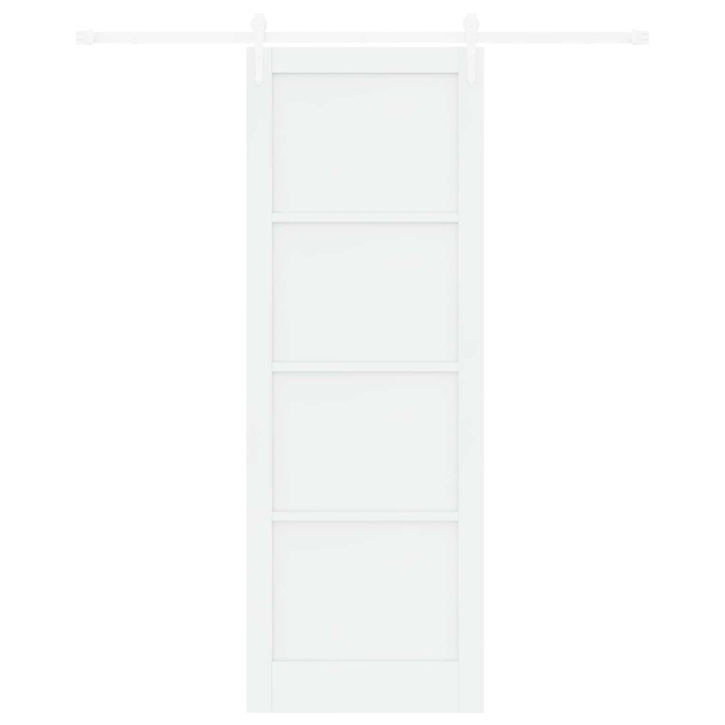 Schuifdeur ORKDAL Wit 83 x 232 cm Massief grenenhout