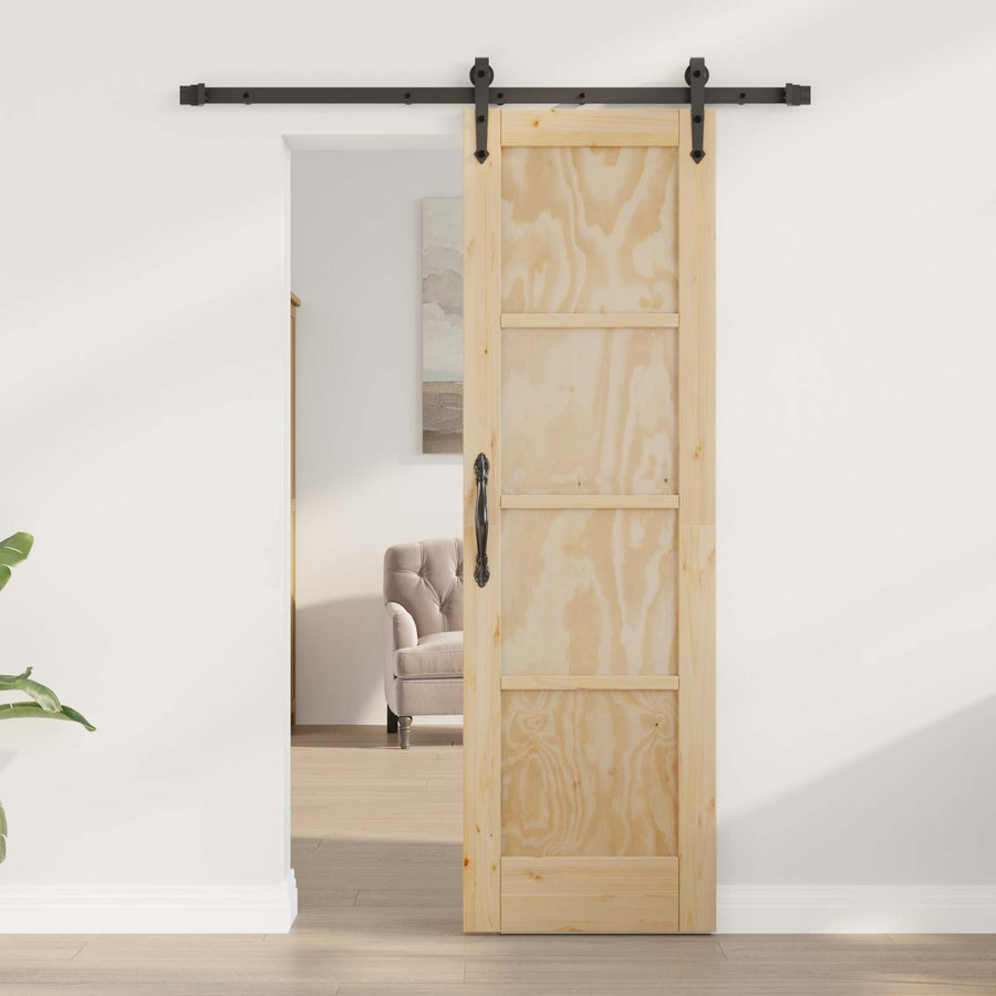 Schuifdeur ORKDAL Naturel 61 x 198,5 cm Massief grenenhout