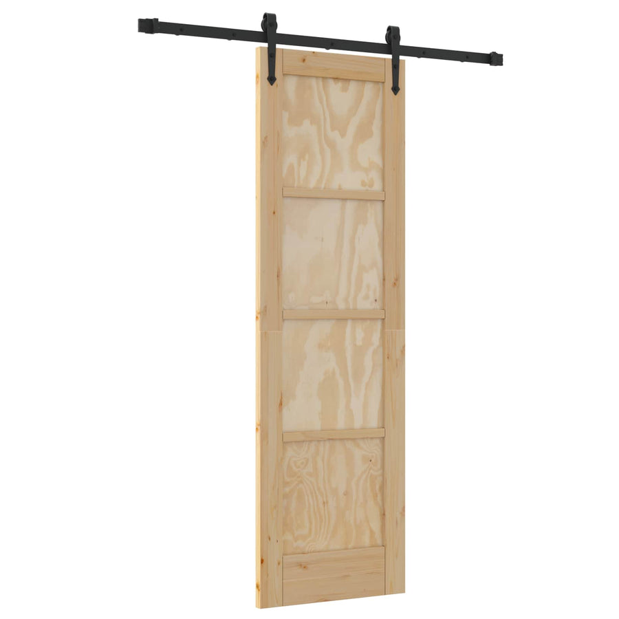 Schuifdeur ORKDAL Naturel 61 x 198,5 cm Massief grenenhout