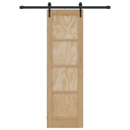 Schuifdeur ORKDAL Naturel 61 x 198,5 cm Massief grenenhout