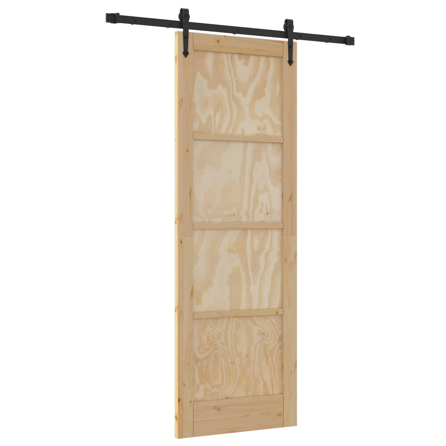 Schuifdeur ORKDAL Naturel 73,5 x 211 cm Massief grenenhout