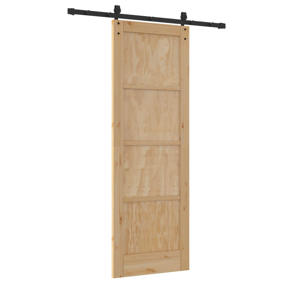 Schuifdeur ORKDAL Naturel 73,5 x 211 cm Massief grenenhout