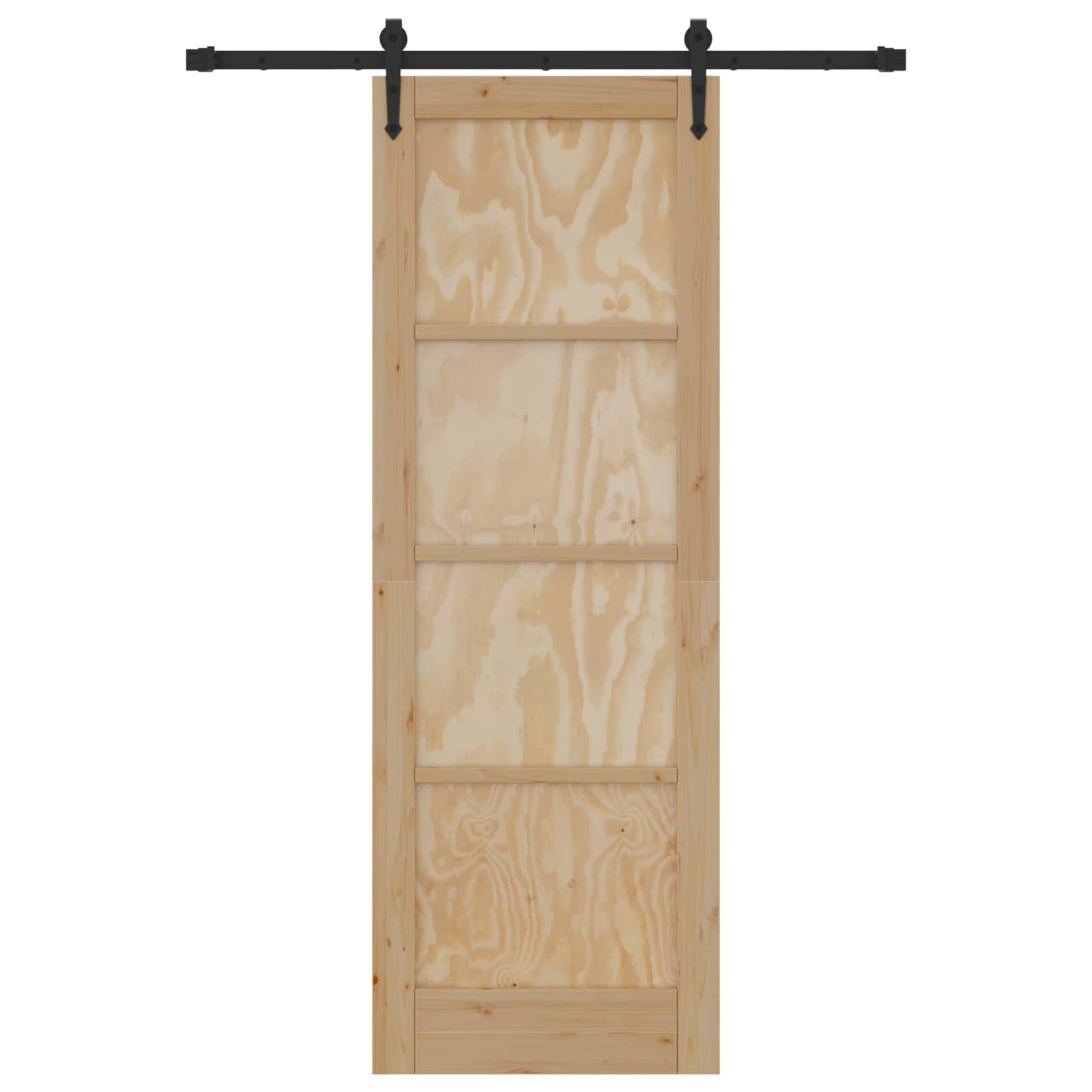 Schuifdeur ORKDAL Naturel 73,5 x 211 cm Massief grenenhout