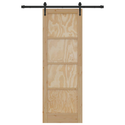 Schuifdeur ORKDAL Naturel 73,5 x 211 cm Massief grenenhout