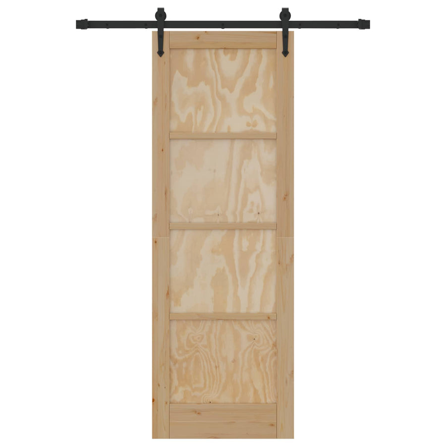 Schuifdeur ORKDAL Naturel 73,5 x 211 cm Massief grenenhout