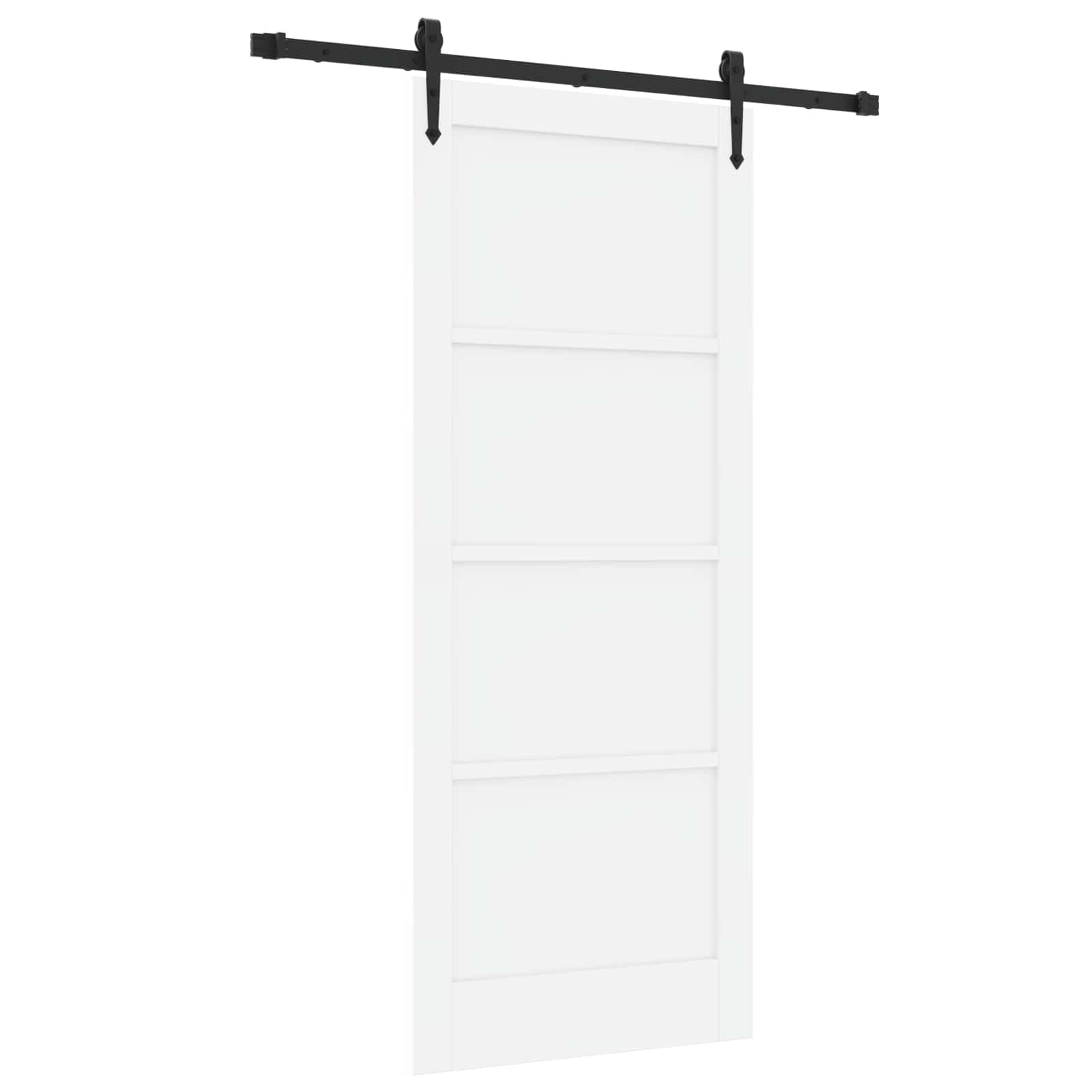 Schuifdeur ORKDAL Wit 83 x 202 cm Massief grenenhout