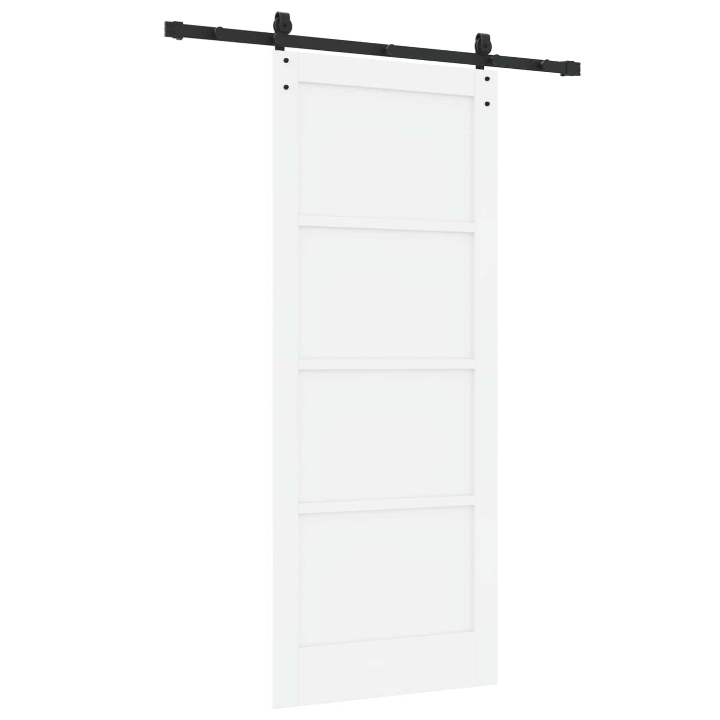 Schuifdeur ORKDAL Wit 83 x 202 cm Massief grenenhout