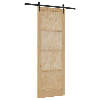 Schuifdeur ORKDAL Naturel 83 x 232 cm Massief grenenhout