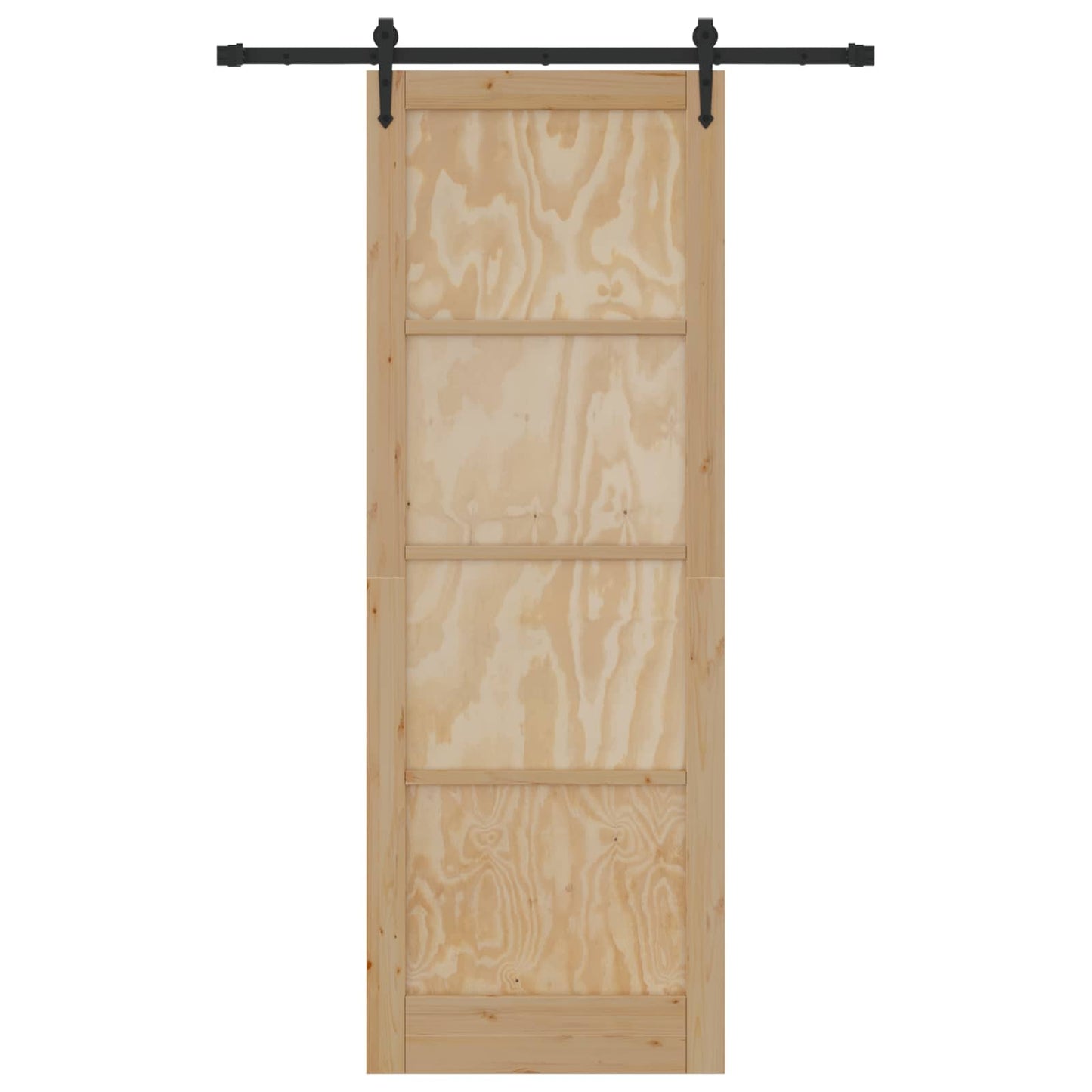 Schuifdeur ORKDAL Naturel 83 x 232 cm Massief grenenhout