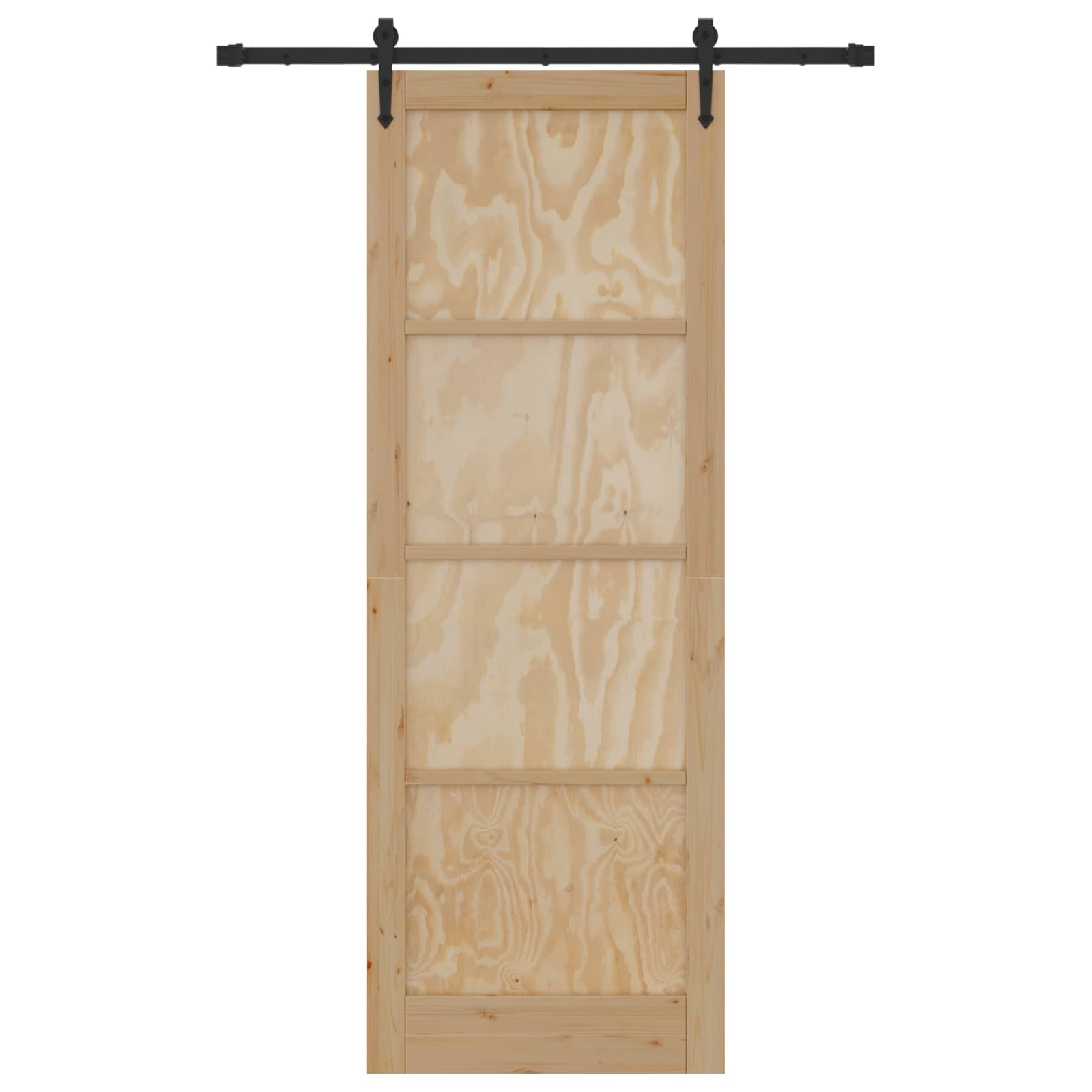 Schuifdeur ORKDAL Naturel 83 x 232 cm Massief grenenhout