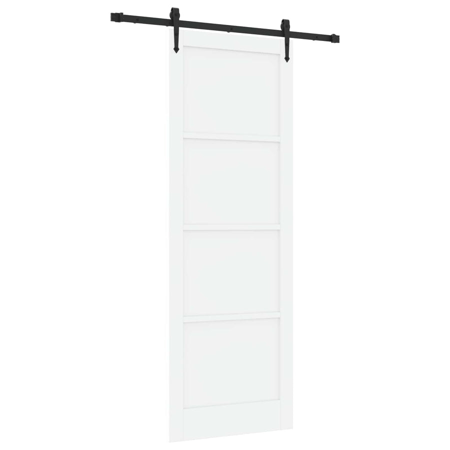 Schuifdeur ORKDAL Wit 83 x 232 cm Massief grenenhout