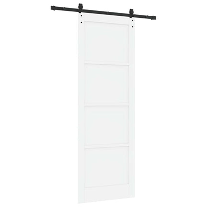 Schuifdeur ORKDAL Wit 83 x 232 cm Massief grenenhout