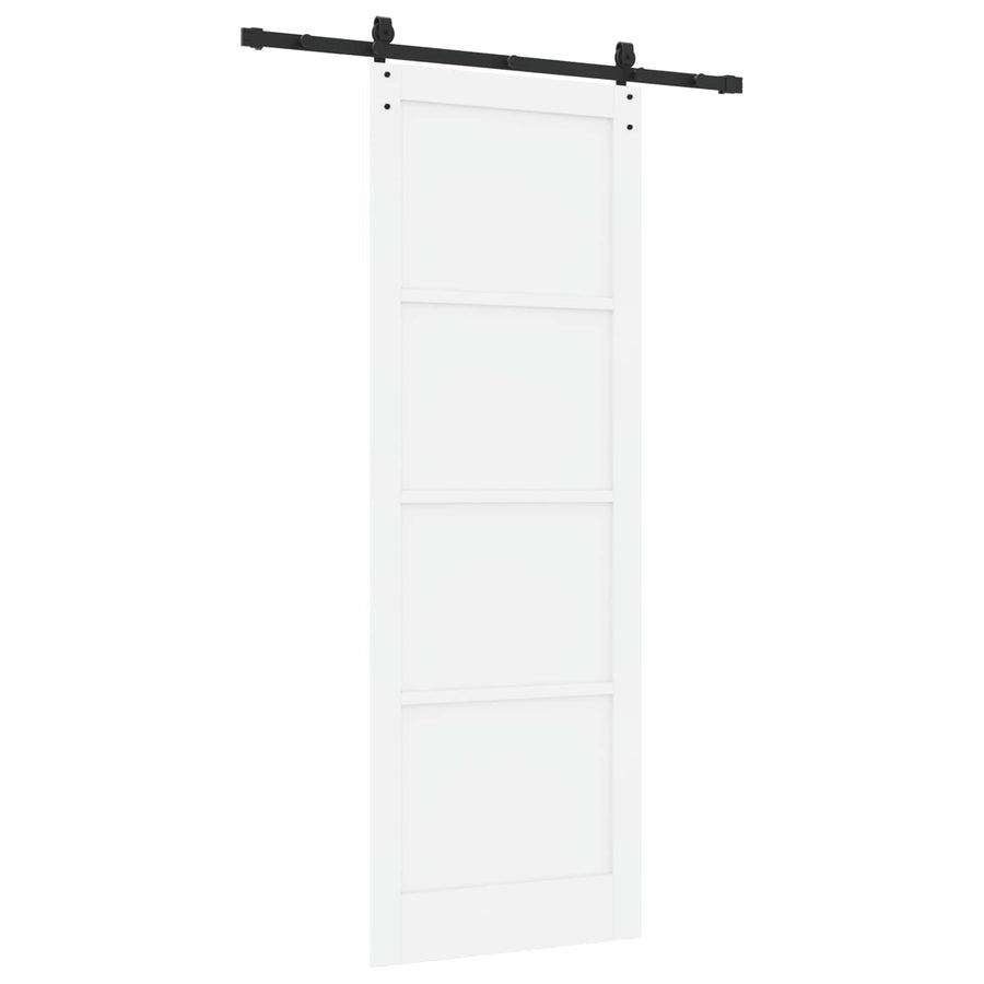 Schuifdeur ORKDAL Wit 83 x 232 cm Massief grenenhout