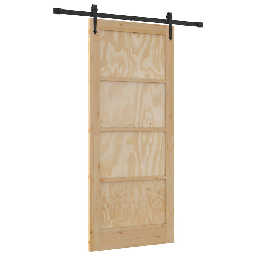 Schuifdeur ORKDAL Naturel 86 x 198,5 cm Massief grenenhout