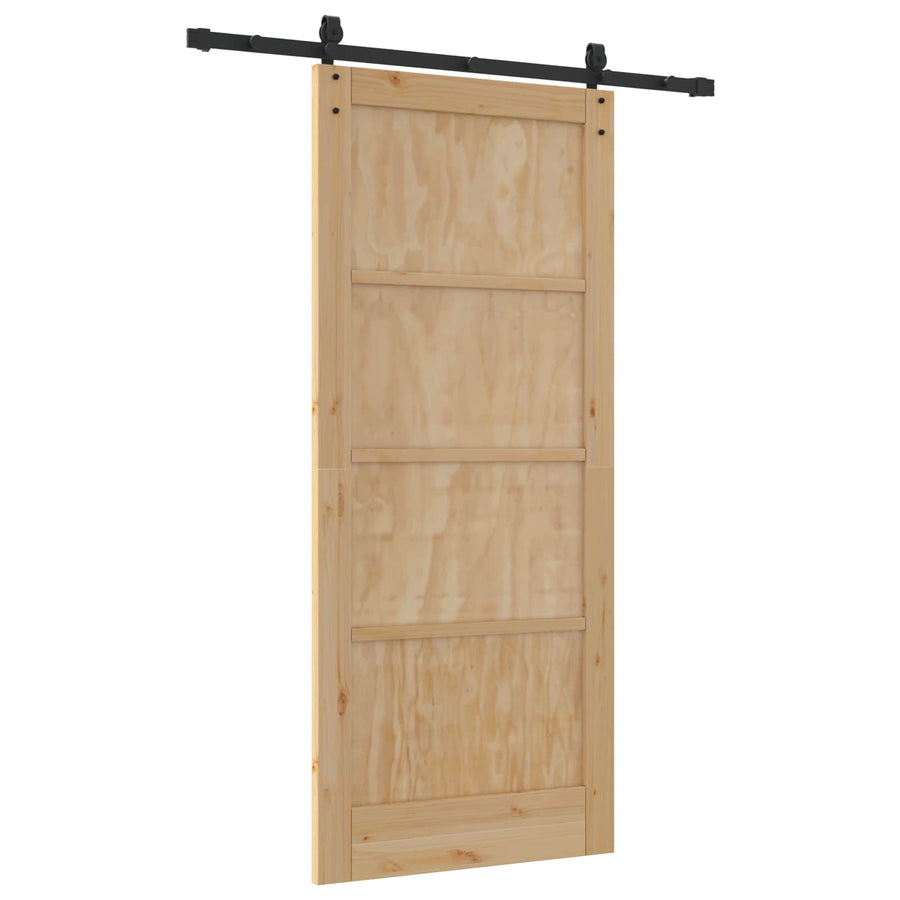 Schuifdeur ORKDAL Naturel 86 x 198,5 cm Massief grenenhout