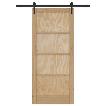 Schuifdeur ORKDAL Naturel 86 x 198,5 cm Massief grenenhout
