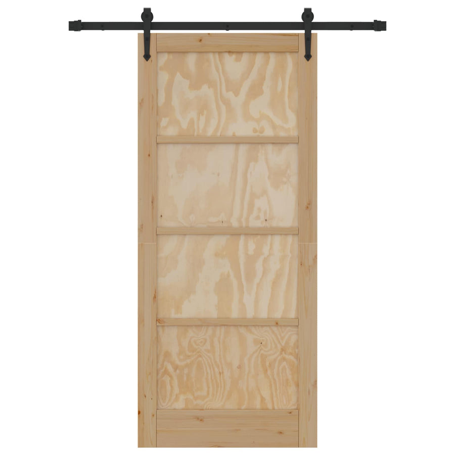 Schuifdeur ORKDAL Naturel 86 x 198,5 cm Massief grenenhout