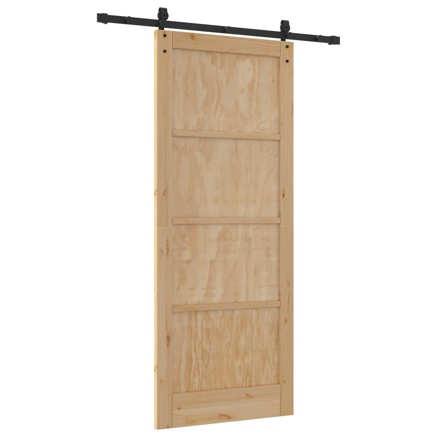 Schuifdeur ORKDAL Naturel 86 x 211 cm Massief grenenhout