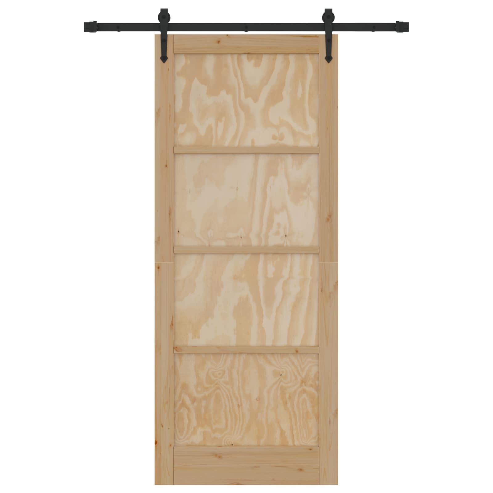 Schuifdeur ORKDAL Naturel 86 x 211 cm Massief grenenhout