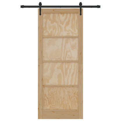 Schuifdeur ORKDAL Naturel 86 x 211 cm Massief grenenhout