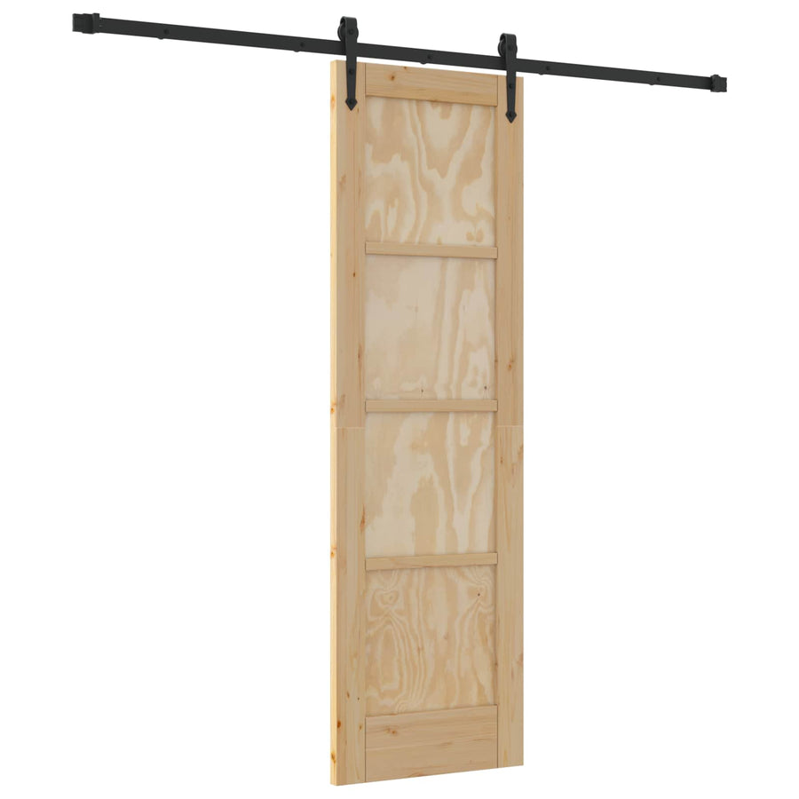 Schuifdeur ORKDAL Naturel 61 x 198,5 cm Massief grenenhout