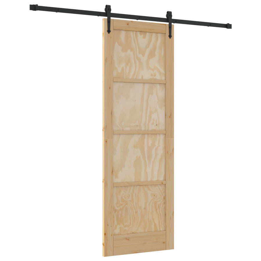 Schuifdeur ORKDAL Naturel 73,5 x 211 cm Massief grenenhout