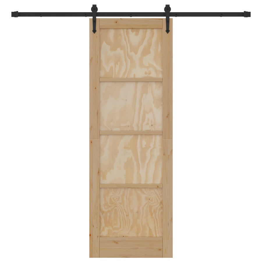 Schuifdeur ORKDAL Naturel 73,5 x 211 cm Massief grenenhout
