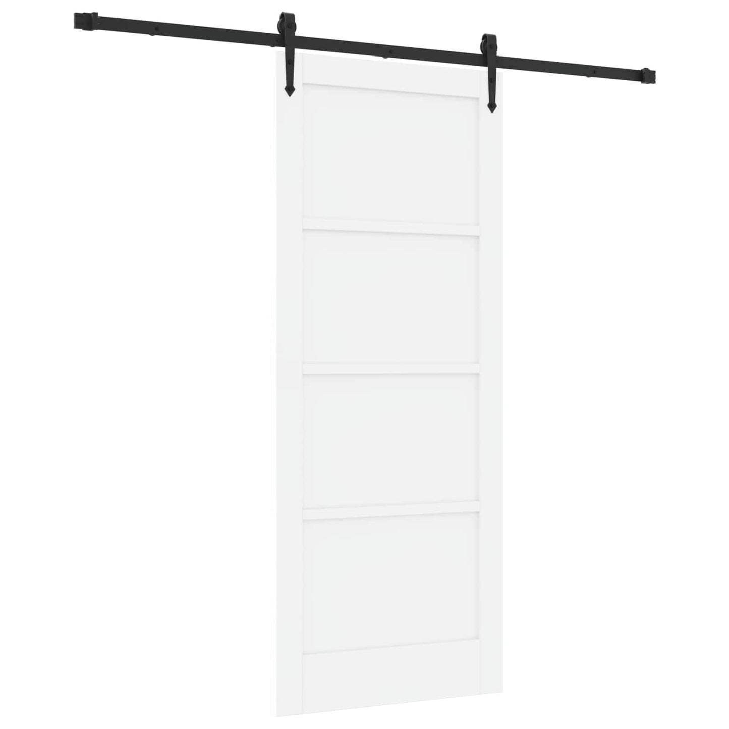 Schuifdeur ORKDAL Wit 83 x 202 cm Massief grenenhout