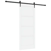 Schuifdeur ORKDAL Wit 83 x 202 cm Massief grenenhout