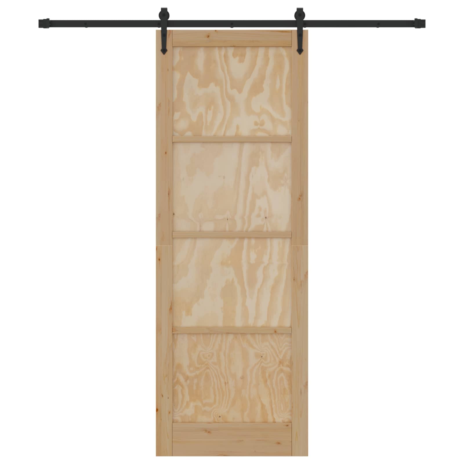 Schuifdeur ORKDAL Naturel 83 x 232 cm Massief grenenhout