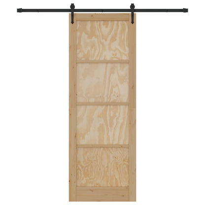 Schuifdeur ORKDAL Naturel 83 x 232 cm Massief grenenhout