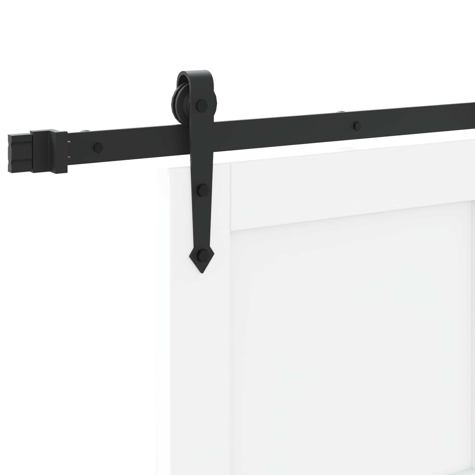Schuifdeur ORKDAL Wit 83 x 232 cm Massief grenenhout