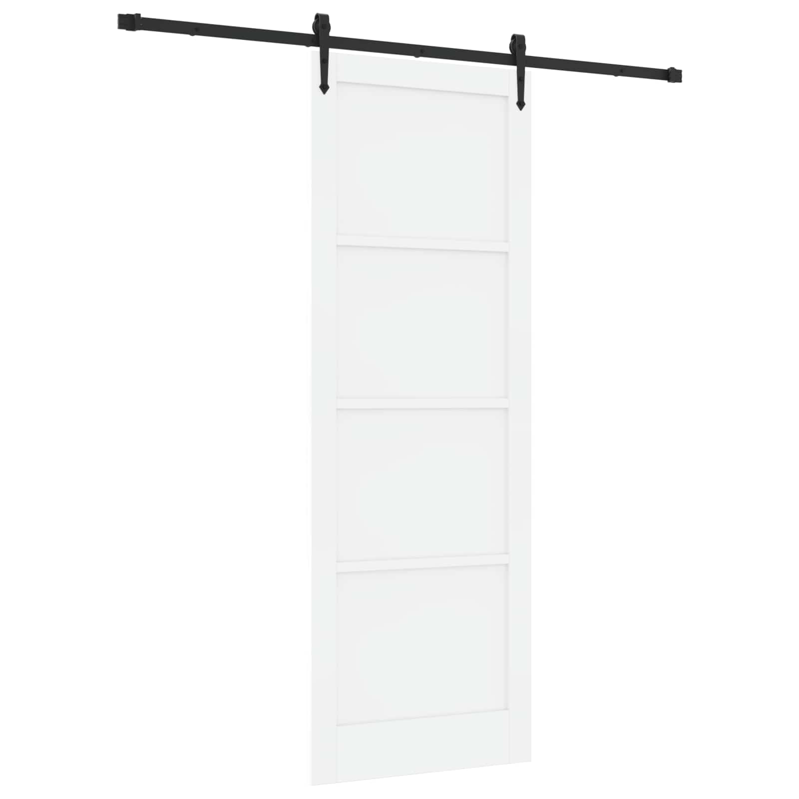 Schuifdeur ORKDAL Wit 83 x 232 cm Massief grenenhout