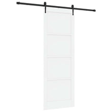 Schuifdeur ORKDAL Wit 83 x 232 cm Massief grenenhout