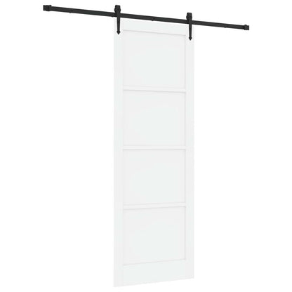 Schuifdeur ORKDAL Wit 83 x 232 cm Massief grenenhout