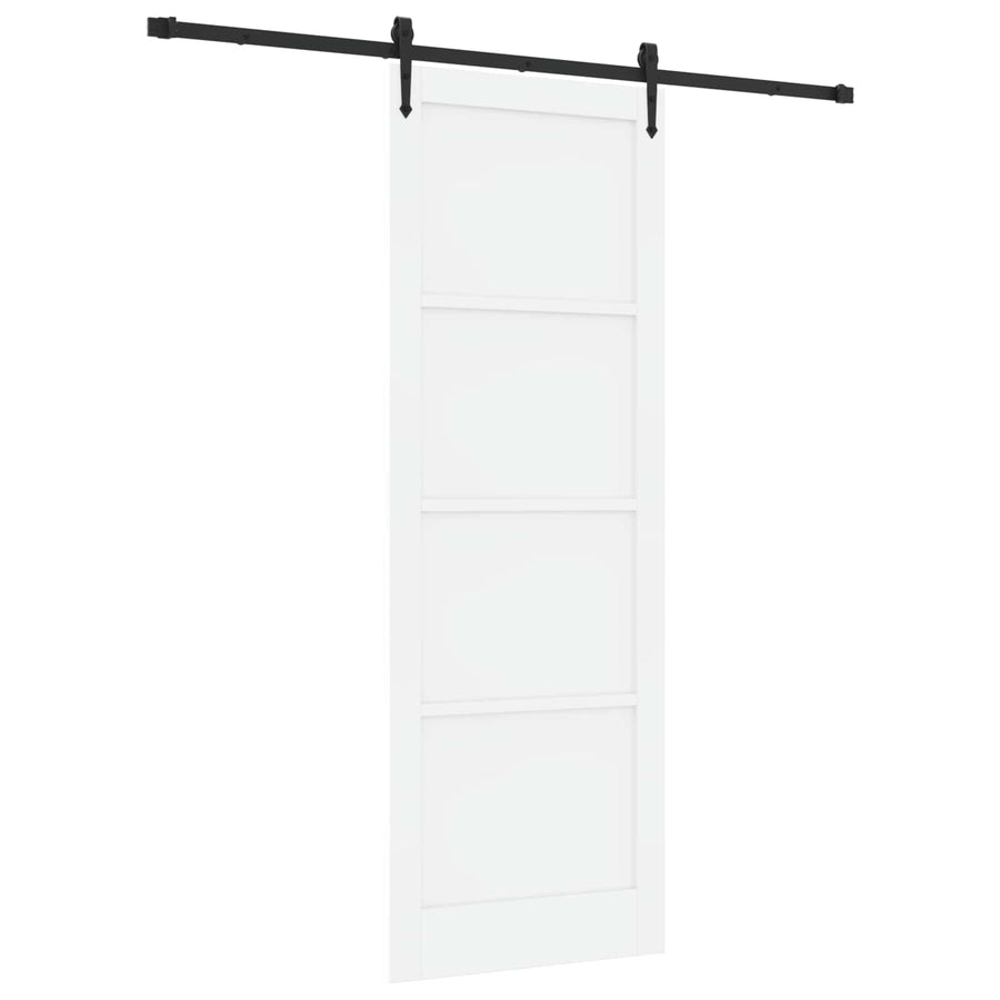 Schuifdeur ORKDAL Wit 83 x 232 cm Massief grenenhout