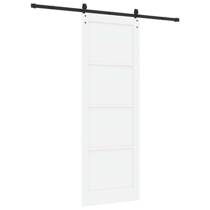 Schuifdeur ORKDAL Wit 83 x 232 cm Massief grenenhout