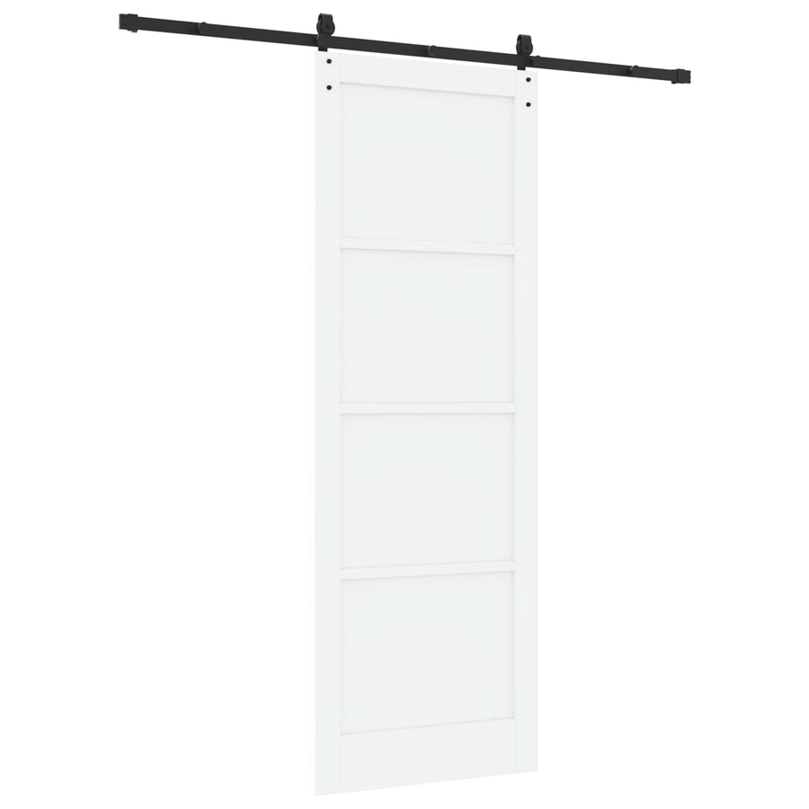 Schuifdeur ORKDAL Wit 83 x 232 cm Massief grenenhout