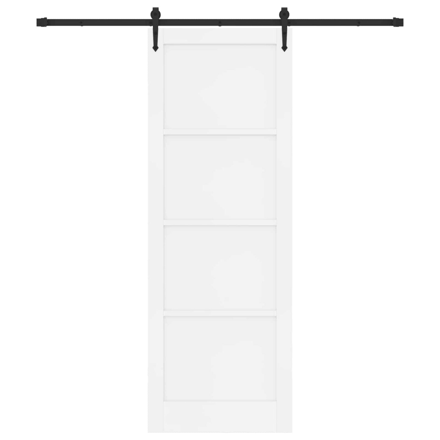 Schuifdeur ORKDAL Wit 83 x 232 cm Massief grenenhout