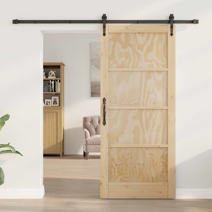 Schuifdeur ORKDAL Naturel 86 x 198,5 cm Massief grenenhout
