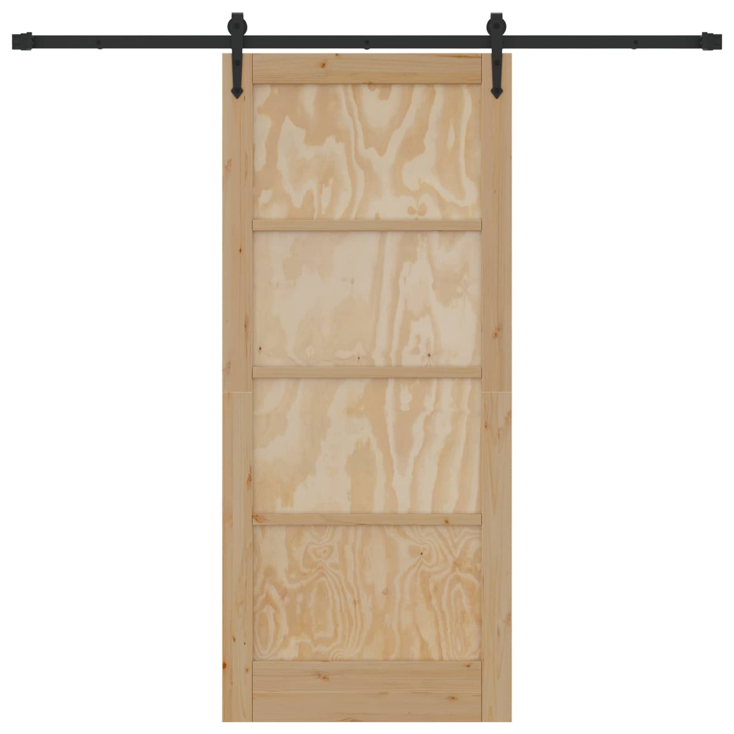 Schuifdeur ORKDAL Naturel 86 x 198,5 cm Massief grenenhout