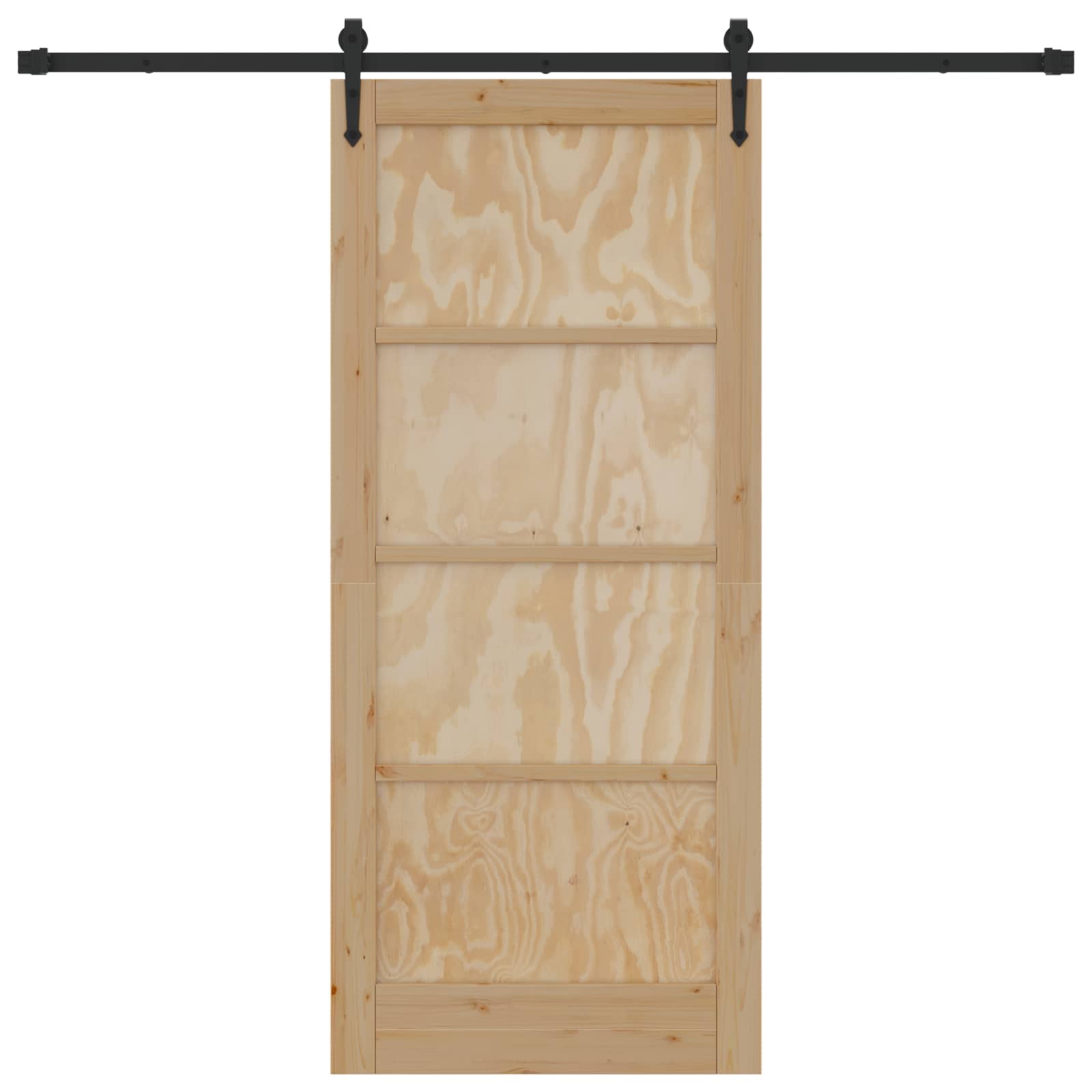 Schuifdeur ORKDAL Naturel 86 x 198,5 cm Massief grenenhout