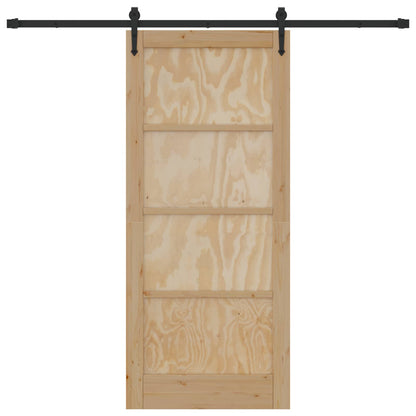 Schuifdeur ORKDAL Naturel 86 x 198,5 cm Massief grenenhout